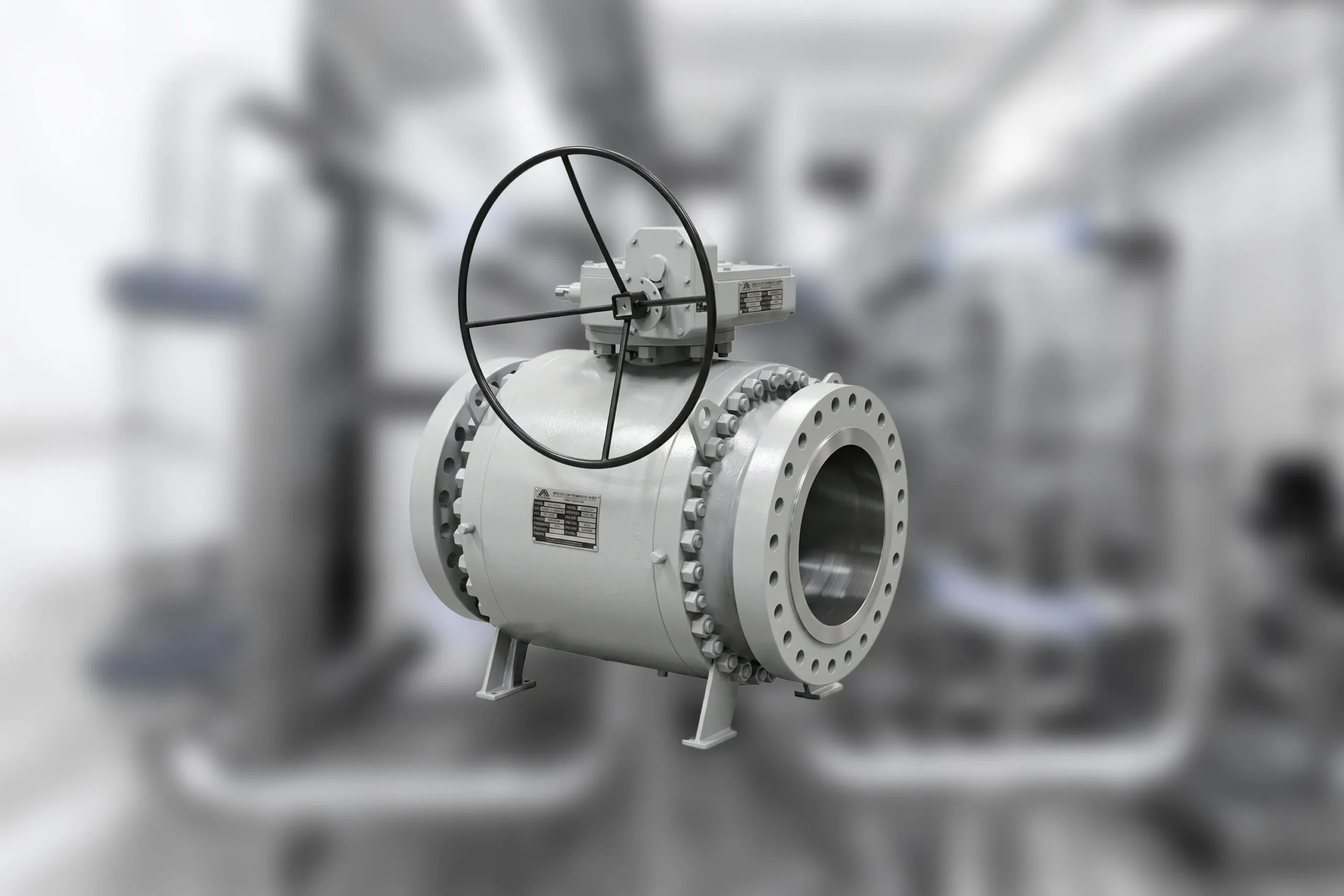 Trunnion ball valves